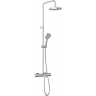 Душевая система VITRA BASE ROUND термостатическая, хром A47303EXP
