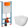 Унитаз c инсталляцией VITRA MIA ROUND 9873B003-7205